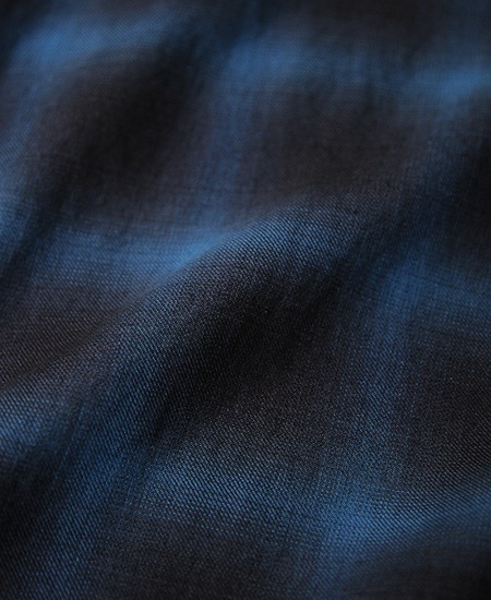 COLIMBO  MODEST OPEN COLLAR SHIRT (BLUISH)