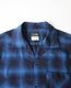 COLIMBO  MODEST OPEN COLLAR SHIRT (BLUISH)
