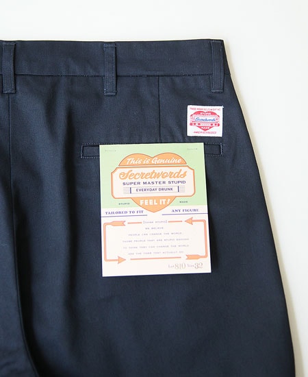 SECRET WORDS ��������å� ��� " Lot 810 WORK TROUSERS (NAVY)
