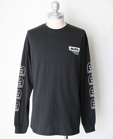 BLUCO ֥륳 " TOMBSTONE " PRINT L/S TEE (BLACK)
