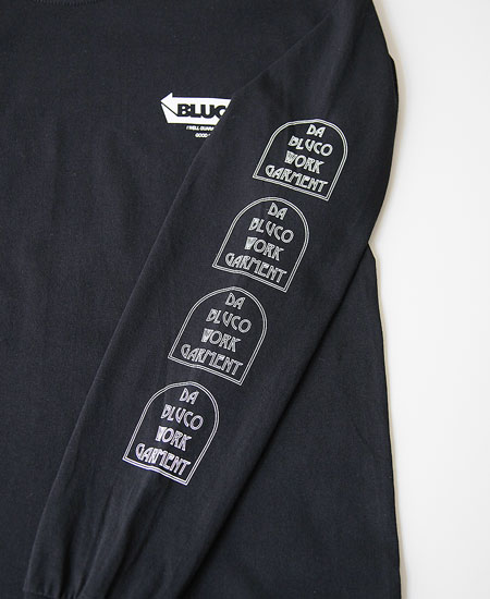 BLUCO ֥륳 " TOMBSTONE " PRINT L/S TEE (BLACK)