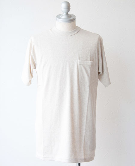 FREEWHEELERS �ե꡼�ۥ����顼�� SET-IN SLEEVE POCKET T-SHIRTS (OATMEAL)