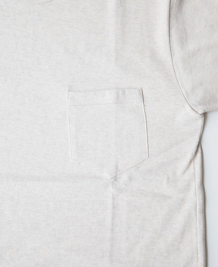 FREEWHEELERS �ե꡼�ۥ����顼�� SET-IN SLEEVE POCKET T-SHIRTS (OATMEAL)