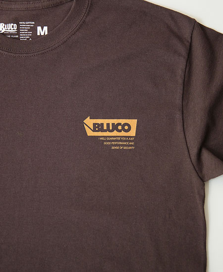 BLUCO �֥륳 " TOMBSTONE " PRINT L/S TEE (BROWN)