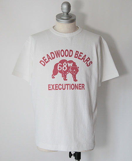 ��������COLIMBO ������ NORWALK TEE SHIRT S/S " DEADWOOD BEARS " (WHITE)