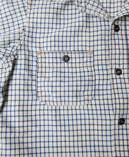 FREEWHEELERS フリーホイーラーズ NEAL ニール (WHITE×INDIGO SMALL CHECK)