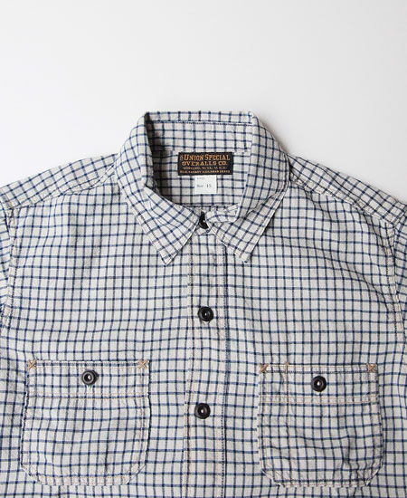 FREEWHEELERS フリーホイーラーズ NEAL ニール (WHITE×INDIGO SMALL CHECK)