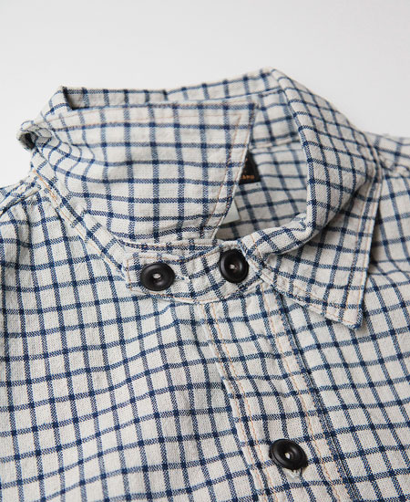 FREEWHEELERS フリーホイーラーズ NEAL ニール (WHITE×INDIGO SMALL CHECK)