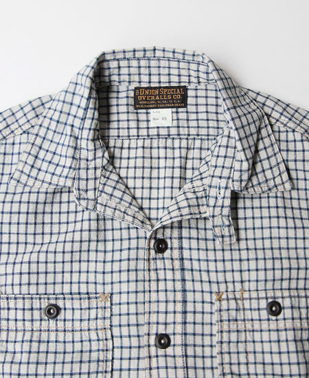 FREEWHEELERS フリーホイーラーズ NEAL ニール (WHITE×INDIGO SMALL CHECK)