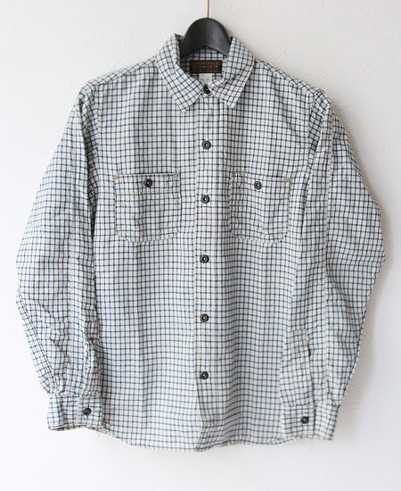 FREEWHEELERS フリーホイーラーズ NEAL ニール (WHITE×INDIGO SMALL CHECK)