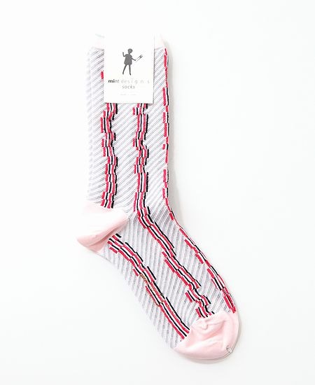 mintdesigns���ߥ�ȥǥ����� CLAZY RIBBON SOCKS