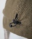 POLER �ݡ��顼 FURRY FONT CANVAS FLAP CAP (OLIVE)
