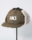 POLER �ݡ��顼 FURRY FONT CANVAS FLAP CAP (OLIVE)