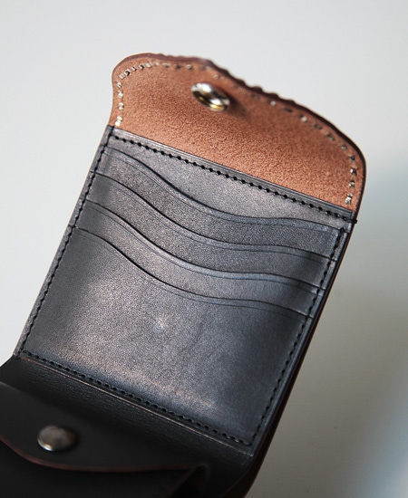 SINGLE CONCHO LEATHER WALLET - CUSTOM -