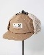 POLER �ݡ��顼 FURRY FONT CANVAS FLAP CAP (BEIGE)