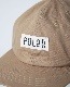 POLER �ݡ��顼 FURRY FONT CANVAS FLAP CAP (BEIGE)