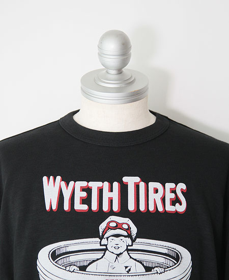 SECRET WORDS ��������å� ��� " OLD TIRES " S/S T-SHIRT (BLACK)