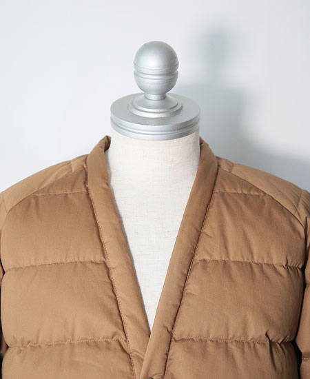 NANGA ナンガ COTTON PEACH DOWN HANTEN (COYOTE)