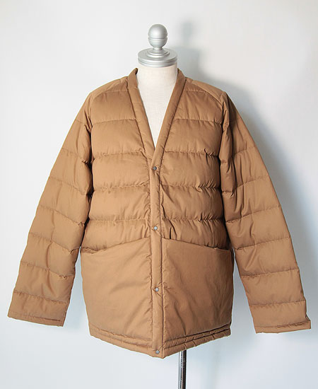 NANGA ナンガ COTTON PEACH DOWN HANTEN (COYOTE)