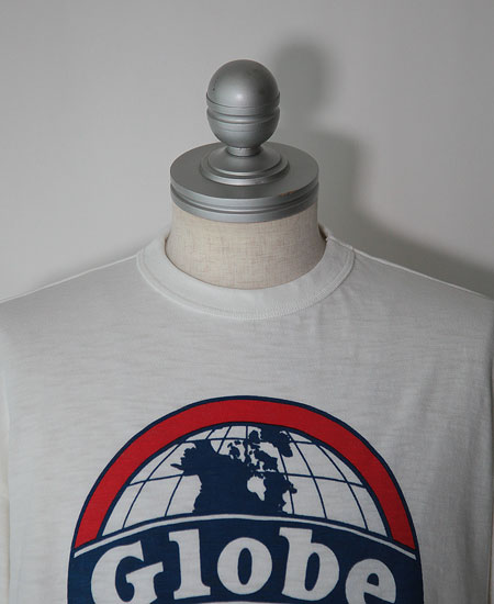 SECRET WORDS ��������å� ��� " GLOBE " S/S T-SHIRT (WHITE)