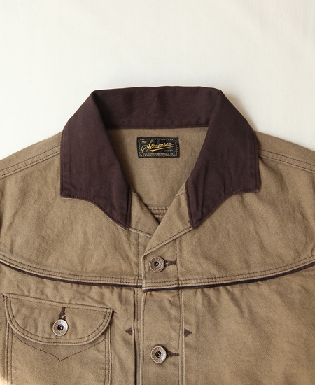 新品 スティーブンソンオーバーオール DEPUTY タグ付き カーキ ジャケット Stevenson Overall Co.