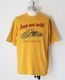SECRET WORDS ��������å� ��� " LEAP OUT WITH " S/S T-SHIRT (MUSTARD)