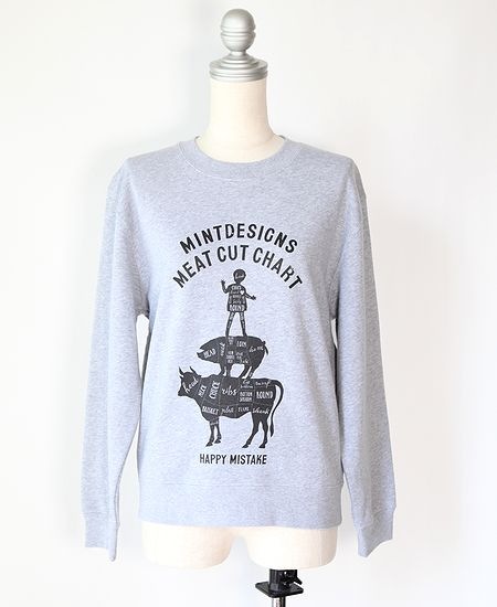 mintdesigns  �ߥ�ȥǥ����󥺡�Meat Chart Sweat 