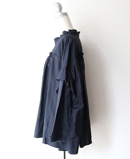 ミナペルホネン スターダートカラーブラウス　黒 2023-24AW/定価4.2万】ミナペルホネン mina perhonen forest