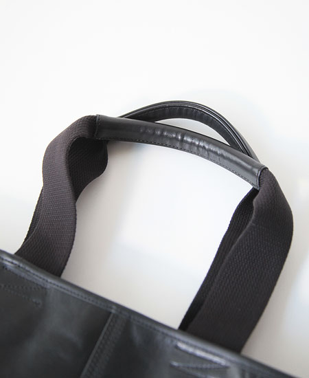 COLIMBO  MARRAKECH LEATHER TOTE BAG SPECIAL (BLACK)