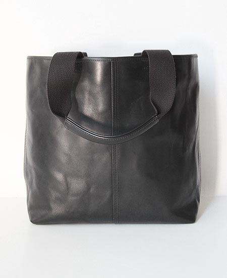 COLIMBO  MARRAKECH LEATHER TOTE BAG SPECIAL (BLACK)