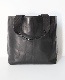 COLIMBO  MARRAKECH LEATHER TOTE BAG SPECIAL (BLACK)