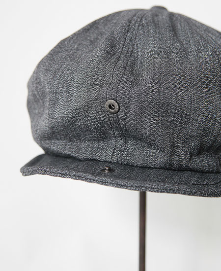 FREEWHEELERS ե꡼ۥ顼 "STEVEDORE" CASQUETTE (BLACK PEPPER CHAMBRAY)