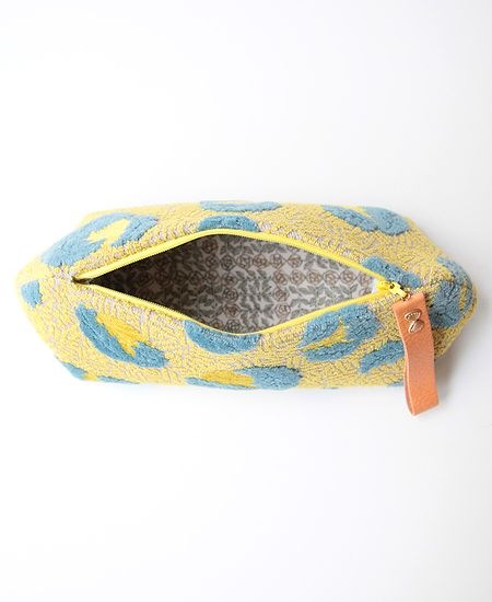 SALE】 mina perhonen ミナペルホネン quartz pouch -hana yuki