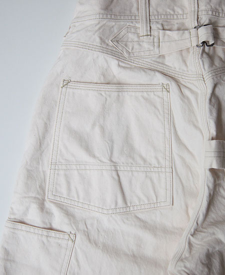 FREEWHEELERS ե꡼ۥ顼 THE IRONALL FACTORIES CO. Lot 102 DENIM OVERALLS (RAW WHITE)