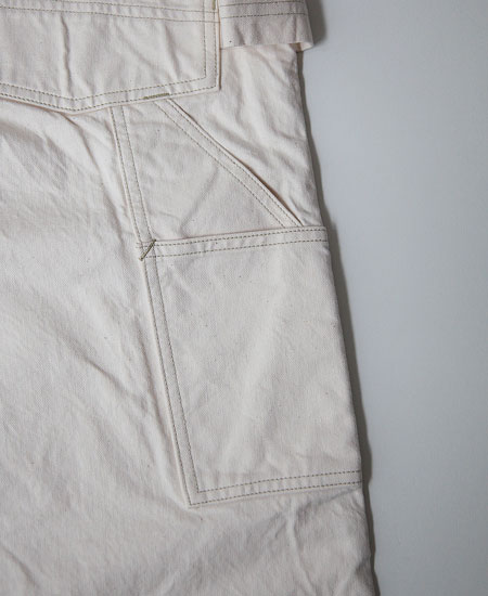 FREEWHEELERS ե꡼ۥ顼 THE IRONALL FACTORIES CO. Lot 102 DENIM OVERALLS (RAW WHITE)