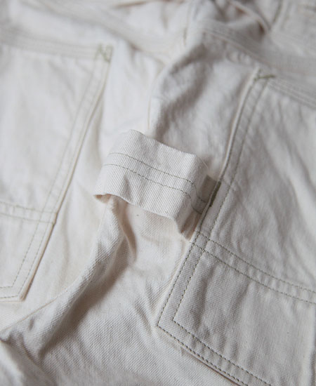 FREEWHEELERS ե꡼ۥ顼 THE IRONALL FACTORIES CO. Lot 102 DENIM OVERALLS (RAW WHITE)