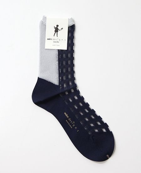 mintdesigns���ߥ�ȥǥ����� GINGHAM CHECK SOCKS