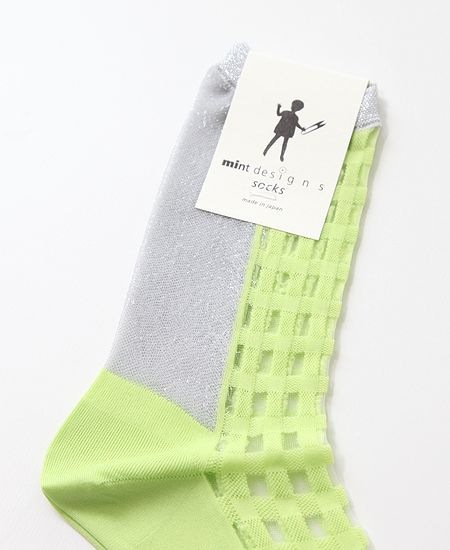 mintdesigns���ߥ�ȥǥ����� GINGHAM CHECK SOCKS