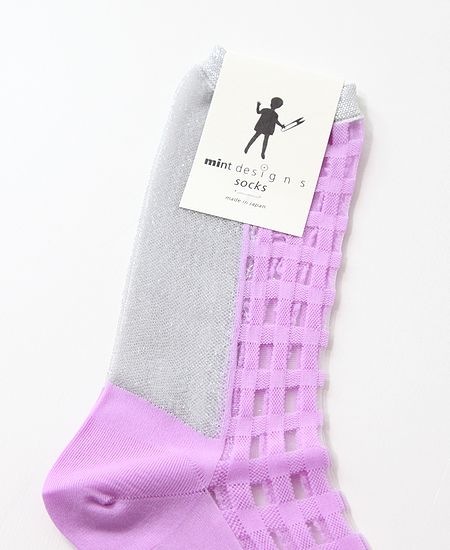 mintdesigns���ߥ�ȥǥ����� GINGHAM CHECK SOCKS