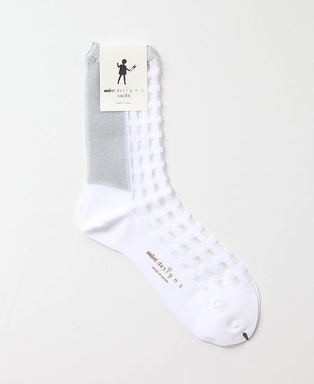 mintdesigns���ߥ�ȥǥ����� GINGHAM CHECK SOCKS