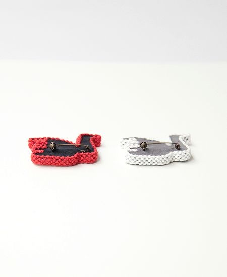 SALE】 mina perhonen ミナペルホネン swan スワン ブローチ（kids）