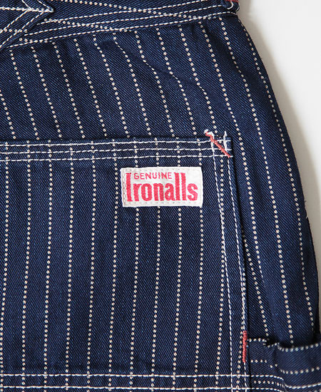 FREEWHEELERS ե꡼ۥ顼 THE IRONALL FACTORIES CO. Lot 102 WABASH OVERALLS (INDIGO WABASH STRIPE)