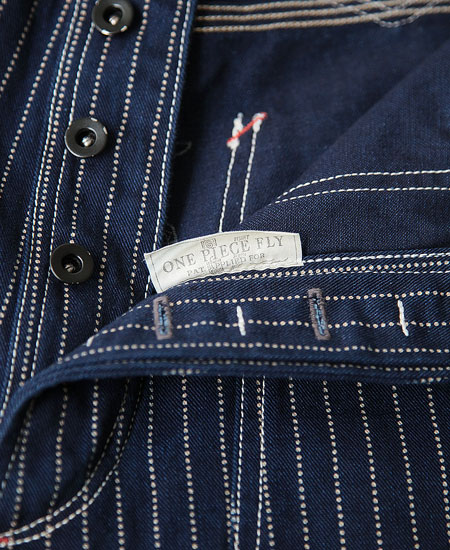 FREEWHEELERS ե꡼ۥ顼 THE IRONALL FACTORIES CO. Lot 102 WABASH OVERALLS (INDIGO WABASH STRIPE)