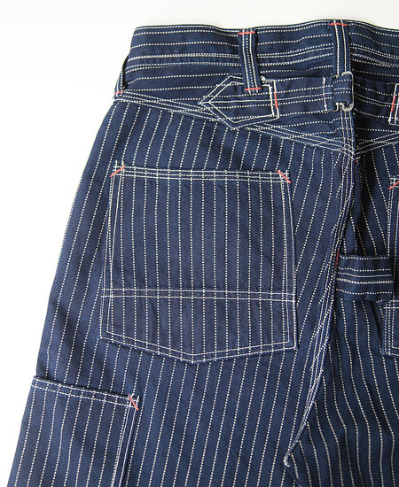 FREEWHEELERS ե꡼ۥ顼 THE IRONALL FACTORIES CO. Lot 102 WABASH OVERALLS (INDIGO WABASH STRIPE)