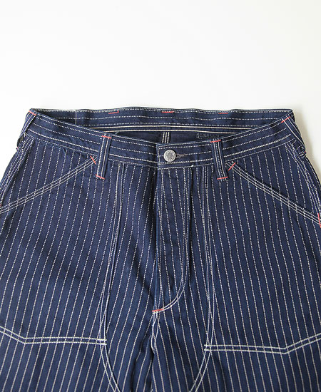FREEWHEELERS ե꡼ۥ顼 THE IRONALL FACTORIES CO. Lot 102 WABASH OVERALLS (INDIGO WABASH STRIPE)
