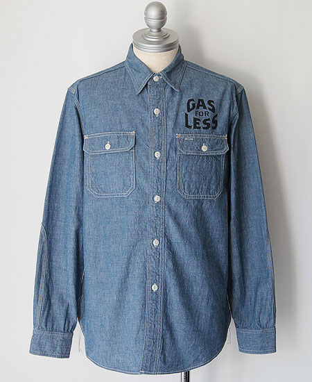 COLIMBO ������  HILLHEAD WORK SHIRT - CUSTOM - (INDIGO)