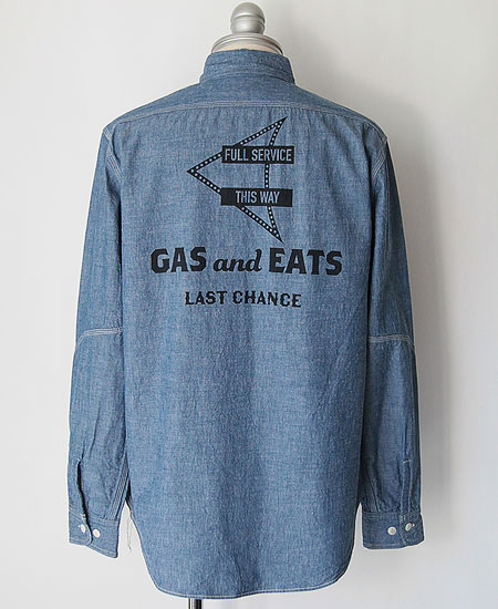 COLIMBO ������  HILLHEAD WORK SHIRT - CUSTOM - (INDIGO)