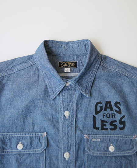 COLIMBO ������  HILLHEAD WORK SHIRT - CUSTOM - (INDIGO)