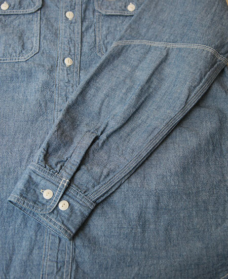 COLIMBO ������  HILLHEAD WORK SHIRT - CUSTOM - (INDIGO)