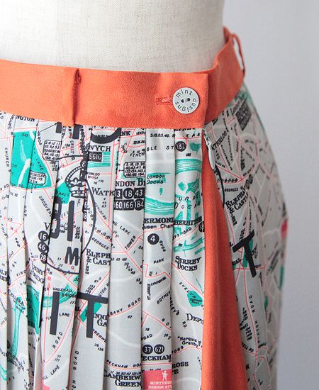mintdesigns ミントデザインズ MAP PLEATS SK
